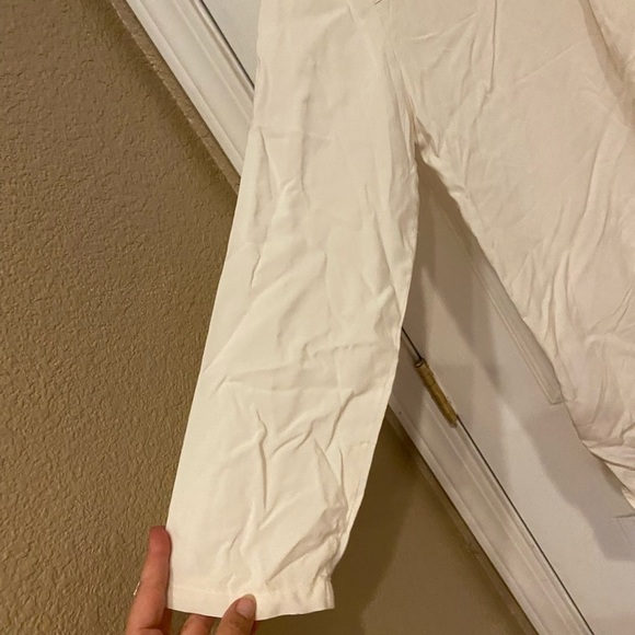 Mssp cream 3/4 sleeve blouse small - Picture 4 of 5